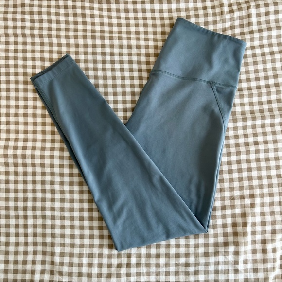 girlfriend collective Pants - Girlfriend Collective Blue ‘Lagoon’ Compressive High-Rise Leggings | Size L